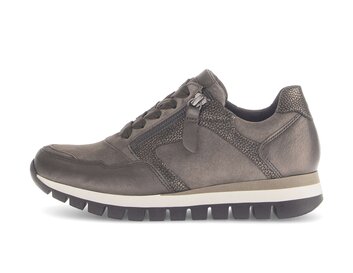 Lage sneaker bruin