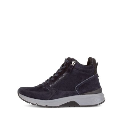 Sportliche Stiefelette blau