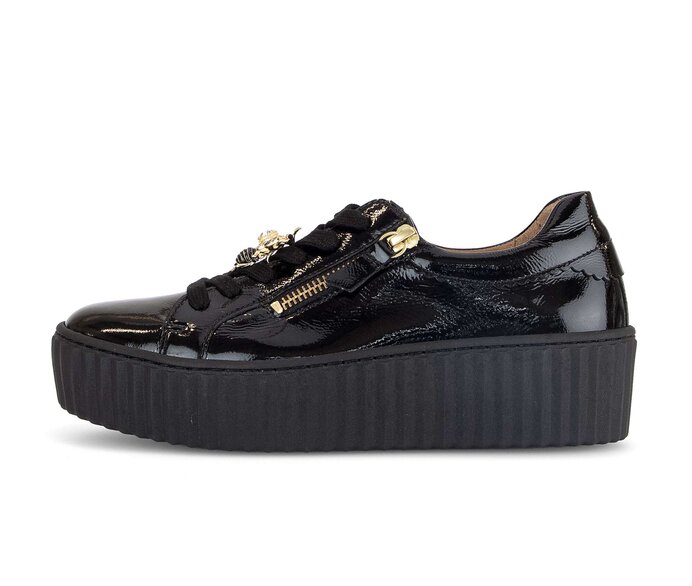 Lage sneaker zwart #0