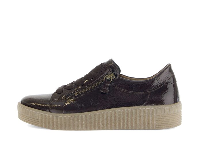 Lage sneaker bruin #0
