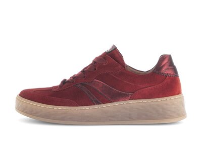 Sneakers basse rosso