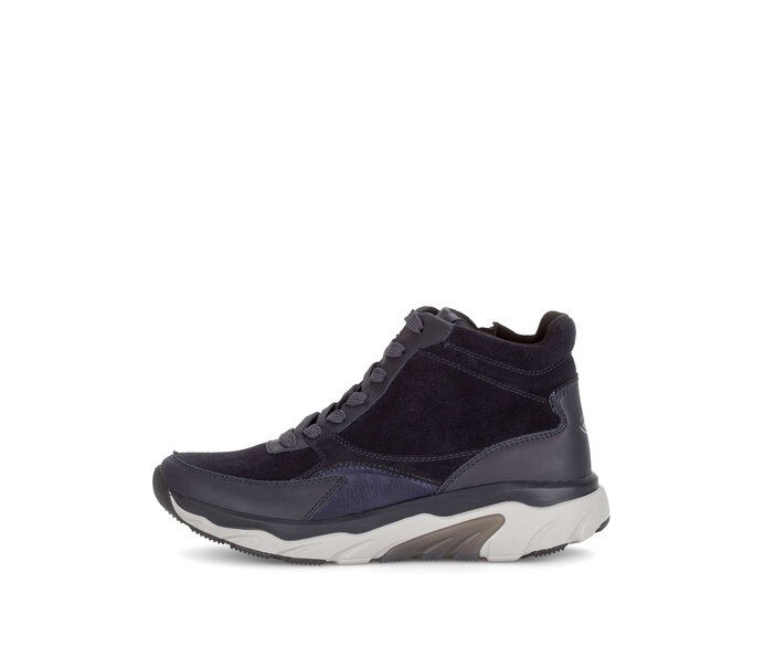 Hoge sneaker blauw #0