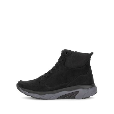 Sportliche Stiefelette schwarz