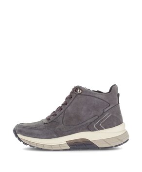 Hoge sneaker bruin