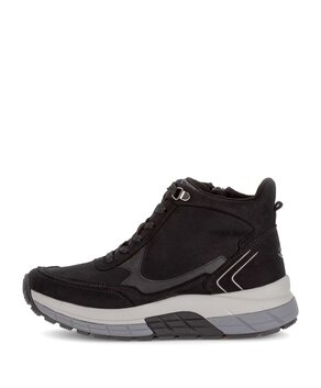 Sportliche Stiefelette schwarz
