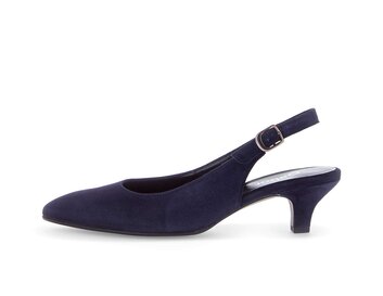 Slingback blu