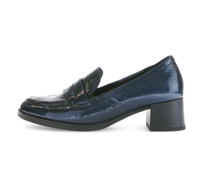Hoogfrontpump blauw #0