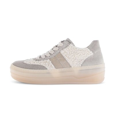 Lage sneaker beige