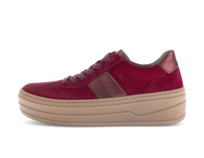 Sneakers basse rosso