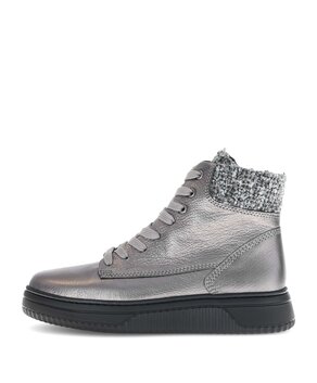 Sneaker high silber