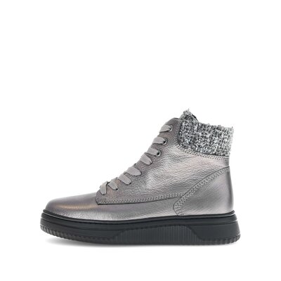 Sneaker high silver