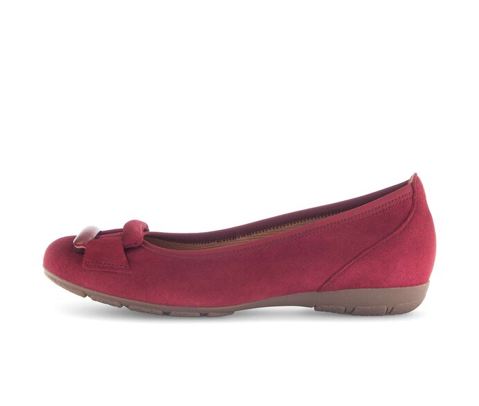 Ballerine sportive rouge #0