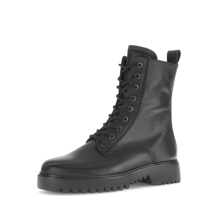 Schnürstiefelette schwarz #2