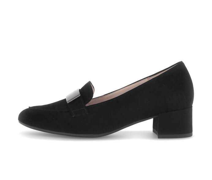 Chaussures emboîtantes à talon noir #0