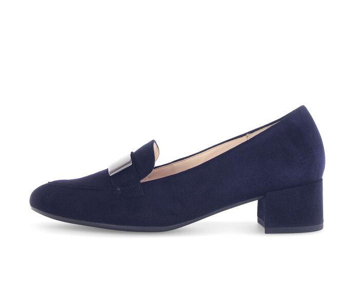 Hoogfrontpump blauw #0
