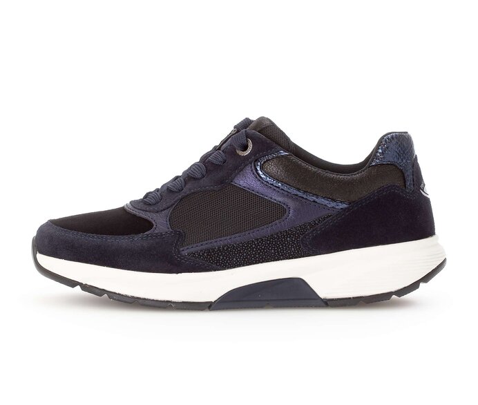 Lage sneaker blauw #0