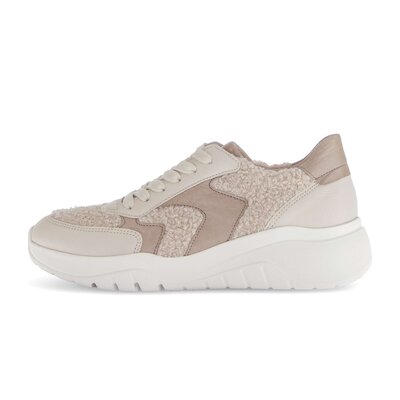 Lage sneaker beige