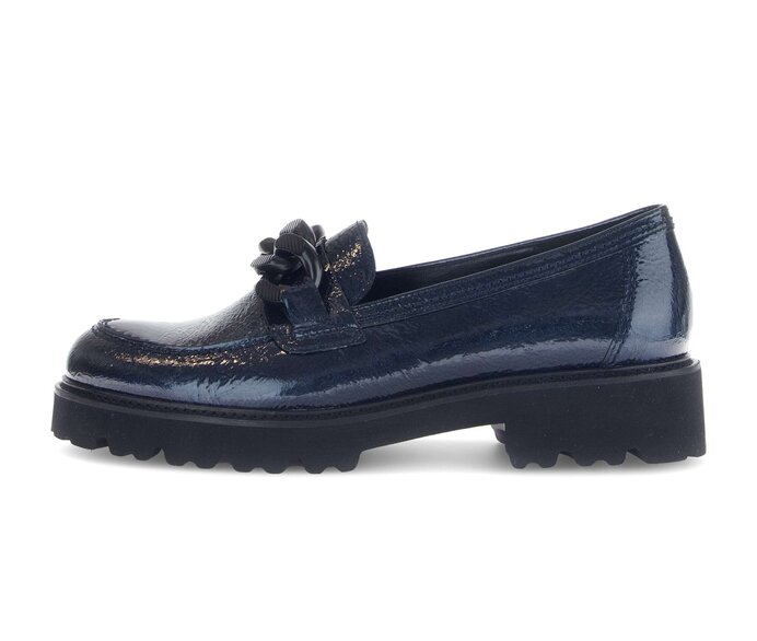Mocassini loafer blu #0