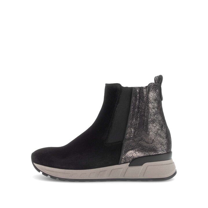 Sportliche Stiefelette schwarz #0