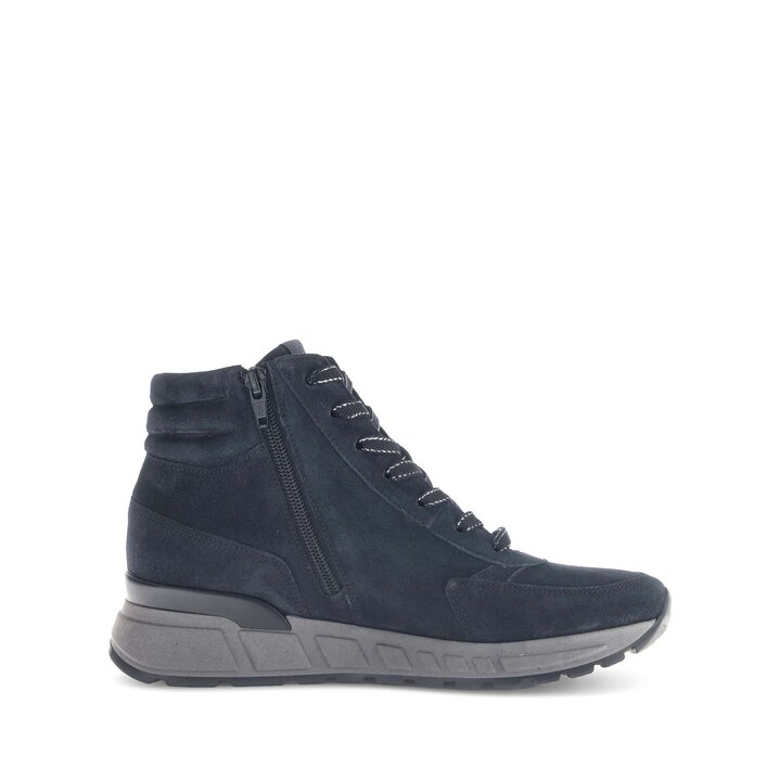 Hoge sneaker blauw #1