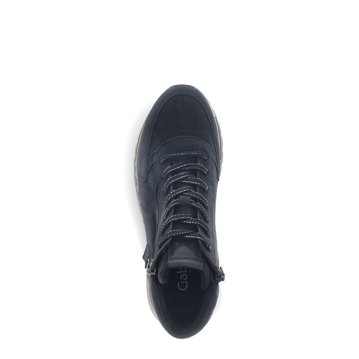 Hoge sneaker blauw #5