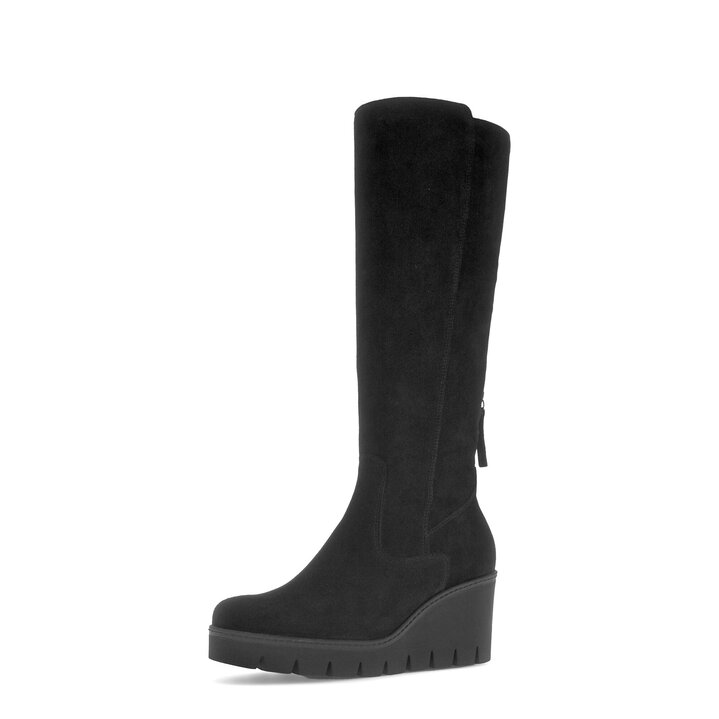 Laarzen op plateauzool zwart #2