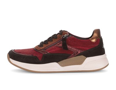 Sneakers basse rosso