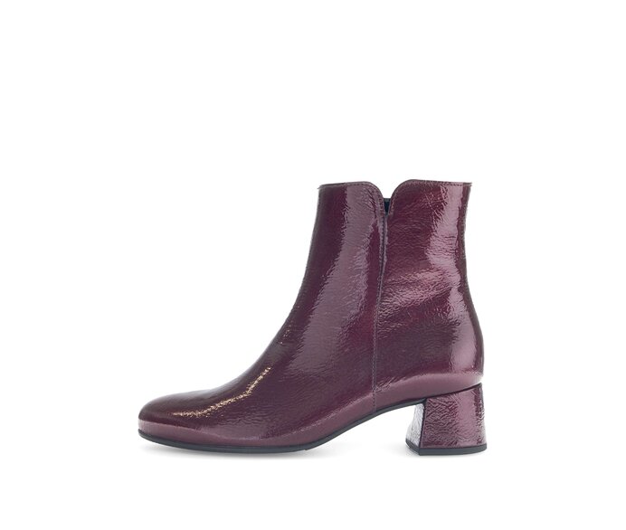 Elegante Stiefelette rot #0