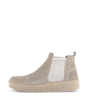 Bottine Chelsea beige