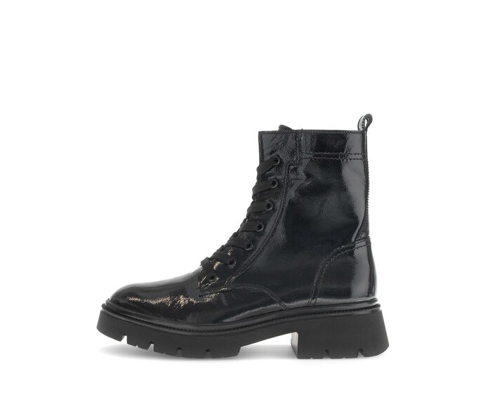 Stivaletto stringato nero #0