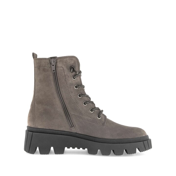 Enkellaarsjes met veter bruin #1