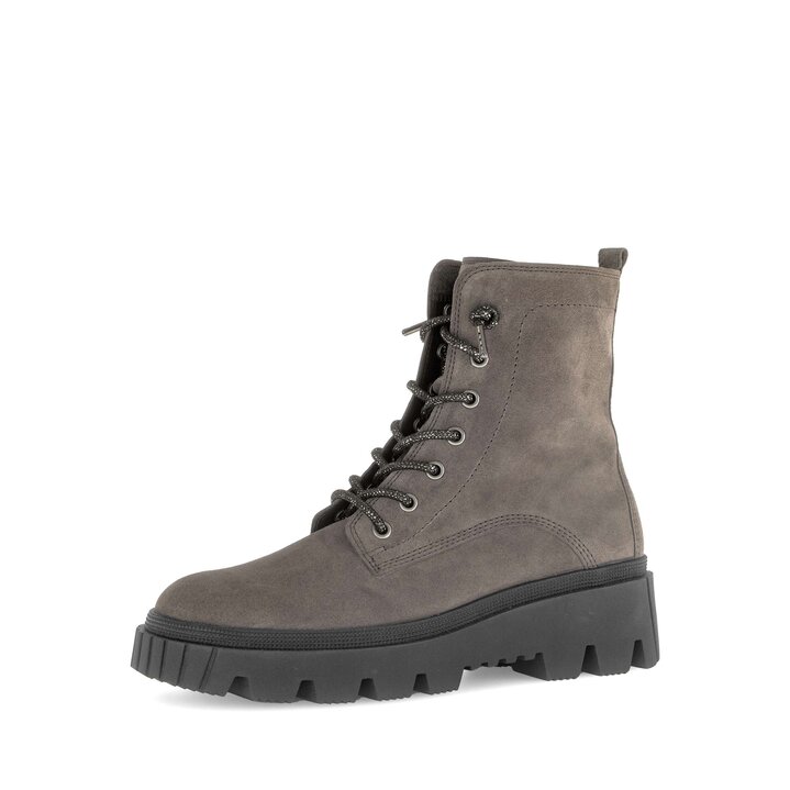 Enkellaarsjes met veter bruin #2