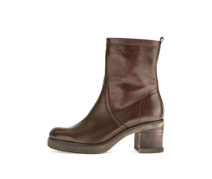 Stivaletto con plateau marrone #0