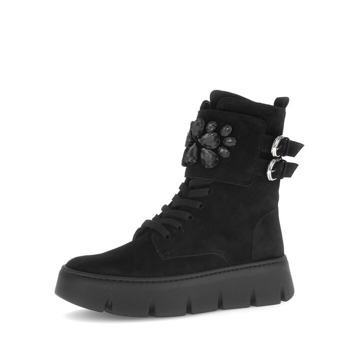 Schnürstiefelette schwarz #2