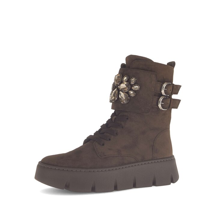 Schnürstiefelette braun #2