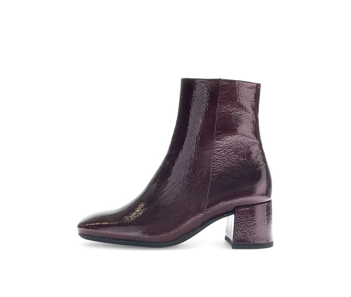 Elegante Stiefelette Rot #0