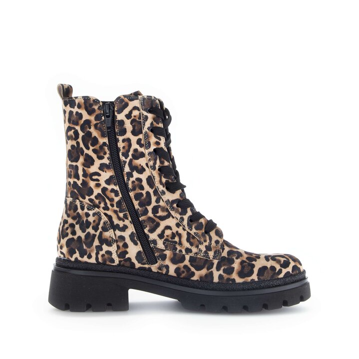 Schnürstiefelette beige #1