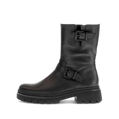 Sportiga stövletter svart