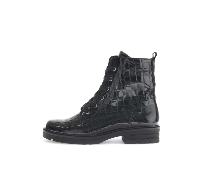 Stivaletto stringato nero #0