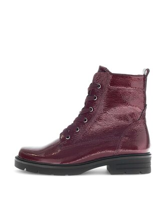 Stivaletto stringato rosso