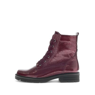 Snörstövletter röd