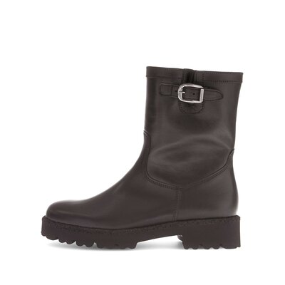 Bottine plateau marron