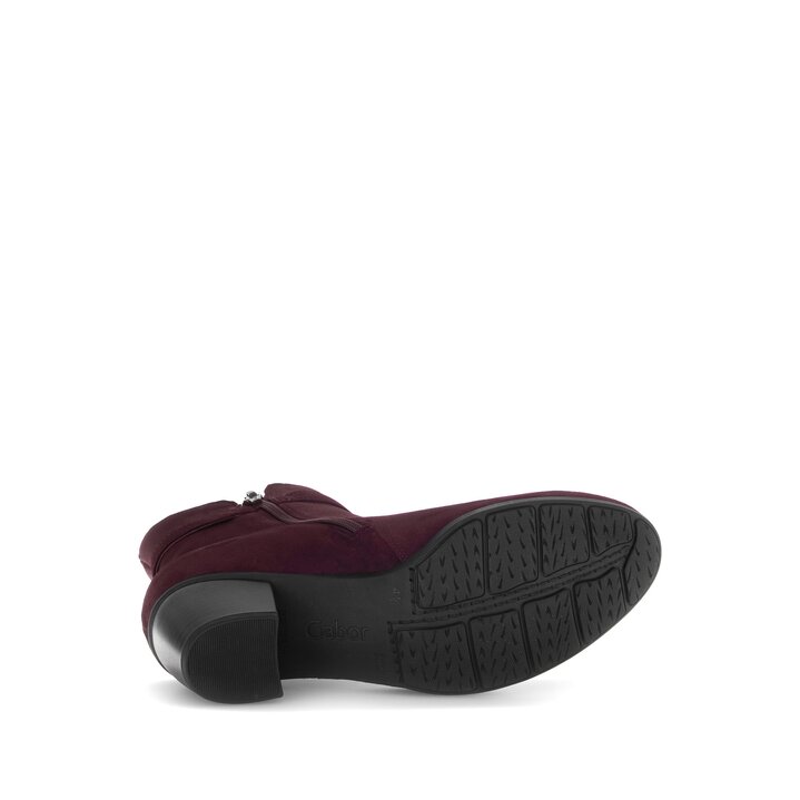 Elegante enkellaarsje rood #4