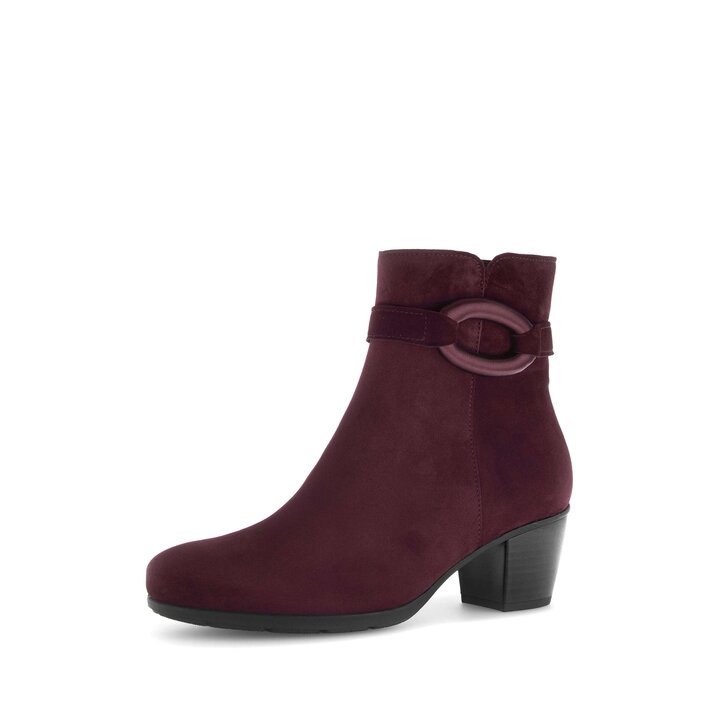 Elegante enkellaarsje rood #2