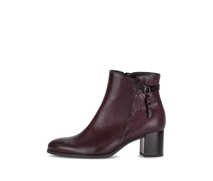Elegante Stiefelette rot #0