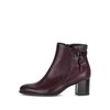 Elegante Stiefelette rot