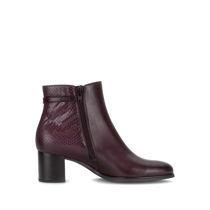 Elegante Stiefelette rot #1