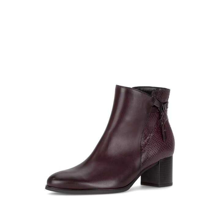Elegante Stiefelette rot #2