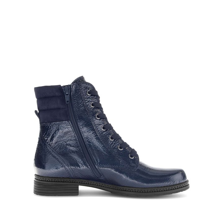 Stivaletto stringato blu #1