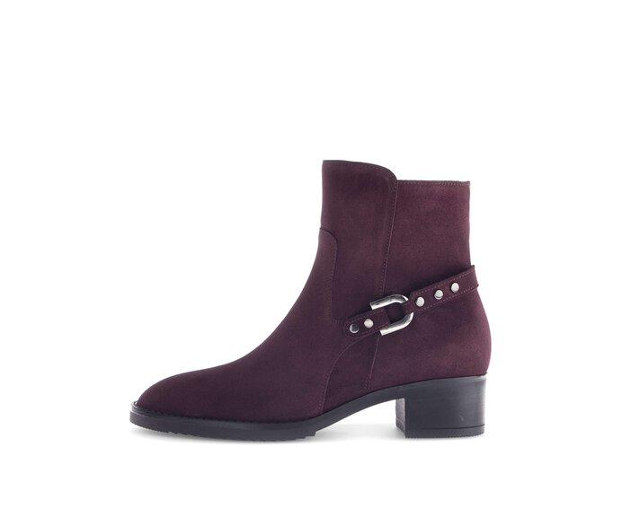 Elegante Stiefelette rot #0